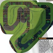 Map of Turbo Track from the CTR: Crash Team Racing Prima strategy guide