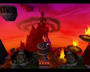 Sunset Vista in the prototype version of the game