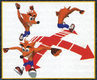 Japanese render of Crash jumping around