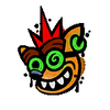 Rustland Crash's portrait sticker from Crash Team Racing Nitro-Fueled