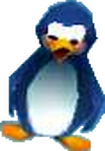 Wide Penguin Walking in Club Penguin on Make a GIF