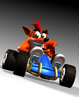 Promotional render of Crash from CTR