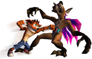 Crash attacking a Snipe