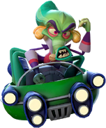 Nitros Oxide's appearance in Crash Bandicoot: On the Run!.