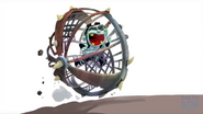 Concept art of a Rambling Roller using an atlasphere from It's About Time