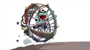 Concept art of a Rambling Roller using an atlasphere from It's About Time.