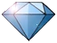 Blue gem icon from Twinsanity