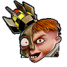 N. Gin's icon in Crash Team Racing: Nitro-Fueled.