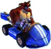 Crunchcnk.png (51 KB) Crunch in his kart