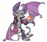 Catbat concept art by Nicholas Kole.