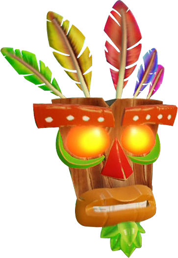 What does Aku Aku say? 