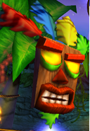 Aku Aku in Crash Nitro Kart