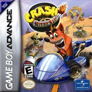 Cortex on the NTSC-U GBA box art of Crash Nitro Kart