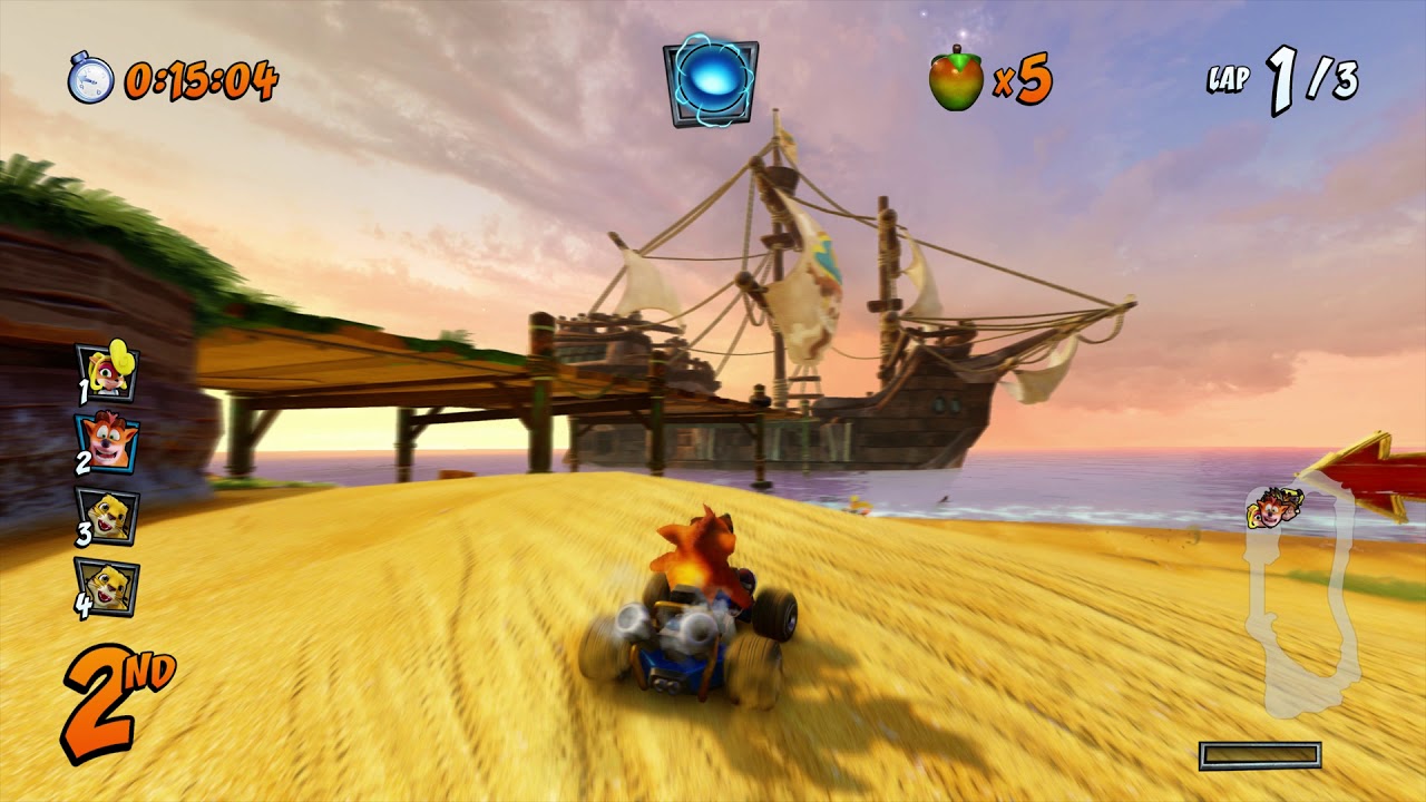crash team racing ps1 how do i get to the c in crash cove ctr