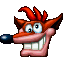 Crash's icon in Warped (Japeanese)