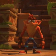 Promotional GIF of Crash performing the dance in Crash Bandicoot 4: It's About Time