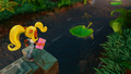Coco about to make a jump in Upstream