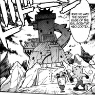 Cortex Castle in the Crash Bandicoot manga