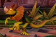Green lizard in the N. Sane Trilogy.