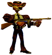Pinstripe Potoroo as seen in Crash Twinsanity.