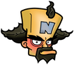 Cortex's icon from the N. Sane Trilogy remake of Crash Bandicoot and Cortex Strikes Back