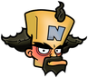 N. Cortex's boss fight icon from Crash Bandicoot and Cortex Strikes Back