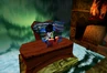 Ripper Roo reading a book in the intro cutscene to his boss fight in Crash Bandicoot 2