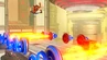 Crash jumping over lasers in Future Tense in the Switch version