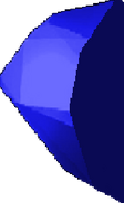 A blue gem shard