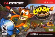 Cortex on the NTSC-U N-Gage box art of Crash Nitro Kart