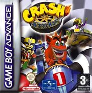Cortex on the PAL GBA box art of Crash Nitro Kart