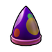 Rumble purple party hat