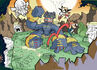 Concept art showing Cortex in the totem god boss fight