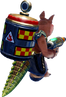 Dingodile as seen in the N. Sane Trilogy