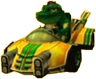 Zam in the Team Oxide kart