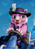 Pura's Pink Muskateer skin.