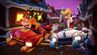 Promotional screenshot of Winter Tawna racing with Reindeer Crash on Gingerbread Joyride