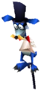Ripper Roo as he appears in Crash Bash