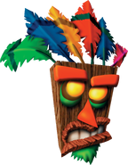 Aku Aku in the Crash Bandicoot manual.