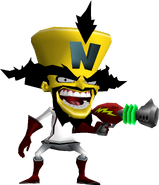 Cortex with his Ray Gun in Twinsanity.