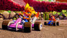 Crash and Coco racing in Coco Park