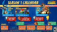 Season 1 calendar.