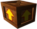 A Wooden Arrow Crate in Crash Bandicoot: The Wrath of Cortex.