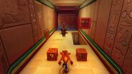 Promotional image of Crash running through Tomb Wader in the N. Sane Trilogy