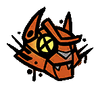 Rustland Pura's portrait sticker from Crash Team Racing Nitro-Fueled