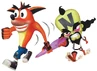 A Japanese render of Crash dragging Cortex