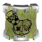 The icon for the "Mech Wrecked" achievement, depicting N. Gin's frowning face with X's over the eyes.