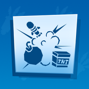A bowling bomb in the icon of the "Weapon Technician" trophy for Nitro-Fueled.
