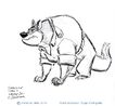 Early concept art (Note that Dingodile was a one point going to walk on all fours)