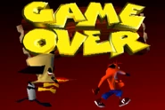 E3gameover.png (129 KB) E3 Crash Bandicoot demo.